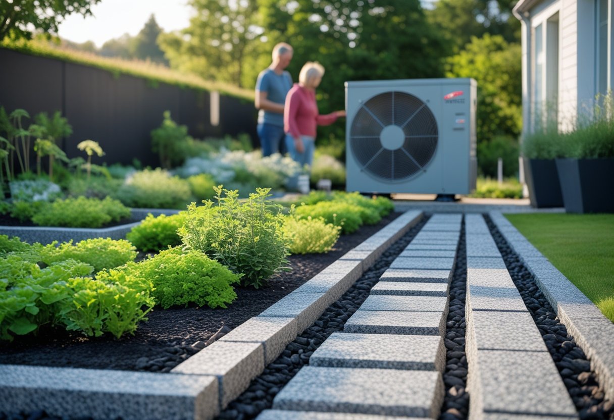 Saadan skaber du en baeredygtig have med granitkantsten og varmepumper i Ringe